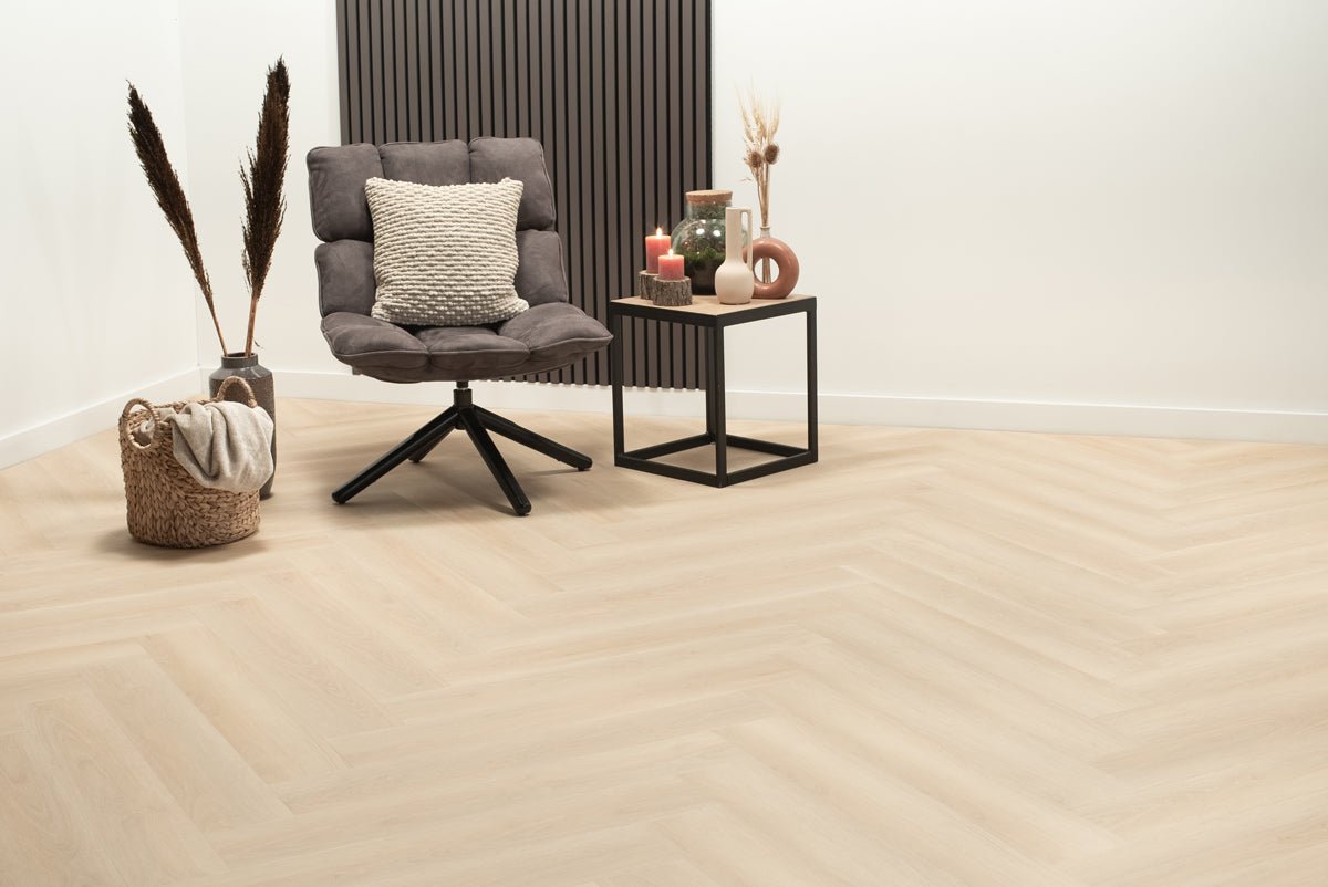 Floer Walvisgraat Click PVC Balein Beige FLR-3910 - MEGAMAT