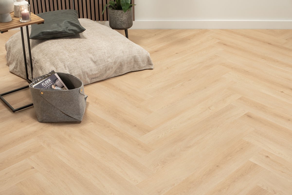 Floer Walvisgraat Click PVC Cetus Crème FLR-3916 - MEGAMAT