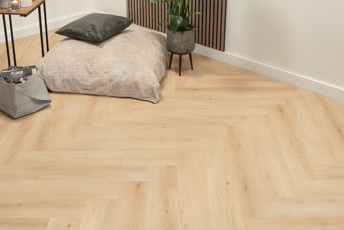 Floer Walvisgraat Click PVC Cetus Crème FLR-3916 - MEGAMAT