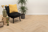 Floer Walvisgraat Click PVC Gaia Grijsbeige FLR-3915 - MEGAMAT