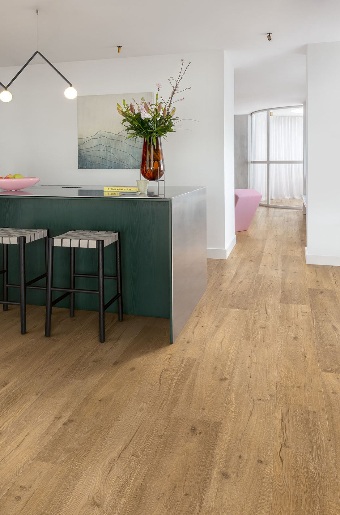 Floorify Lange Plank Caramello FG039 Plak PVC - Solza.nl