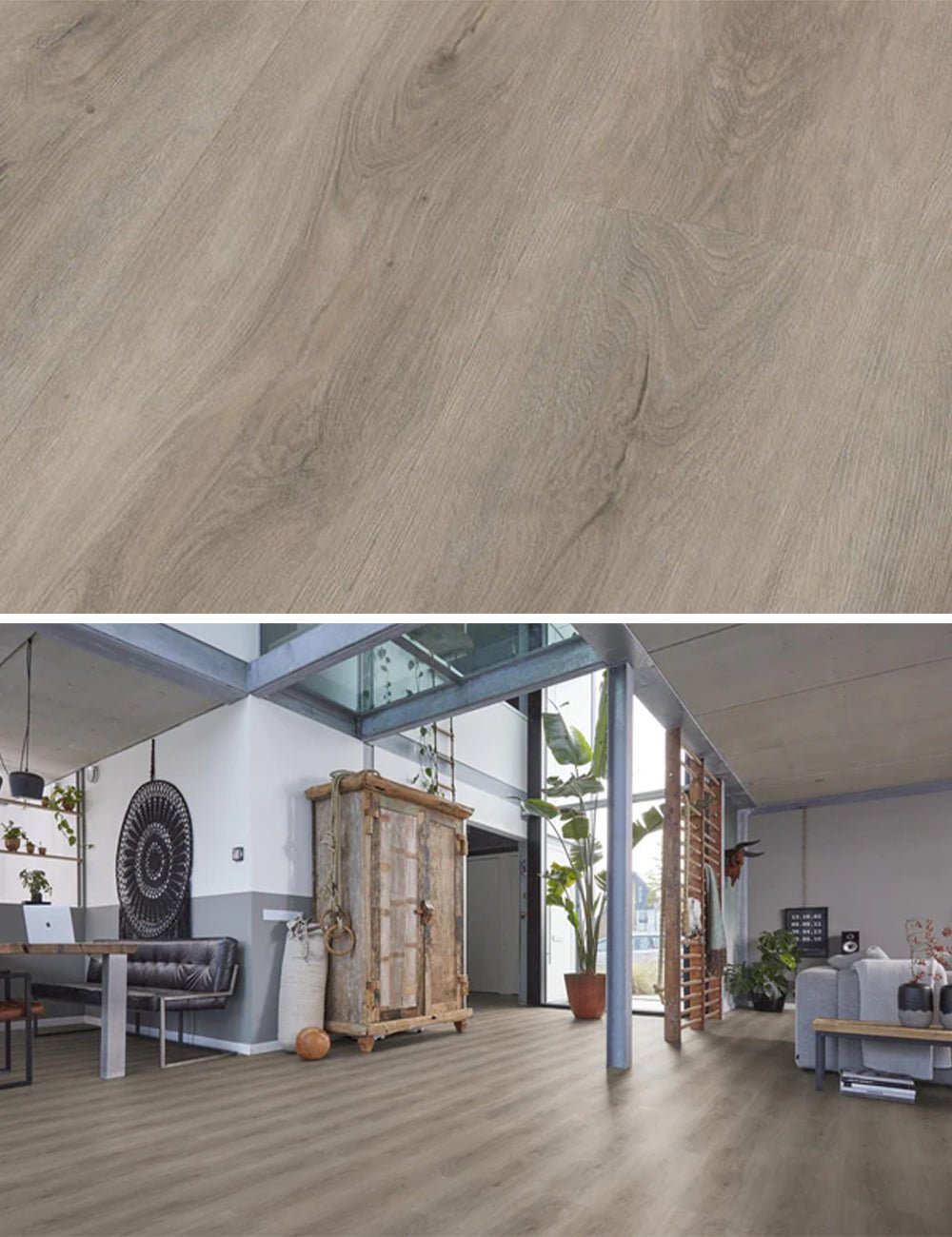 Ambiant Robusto Light Grey Click PVC SRC