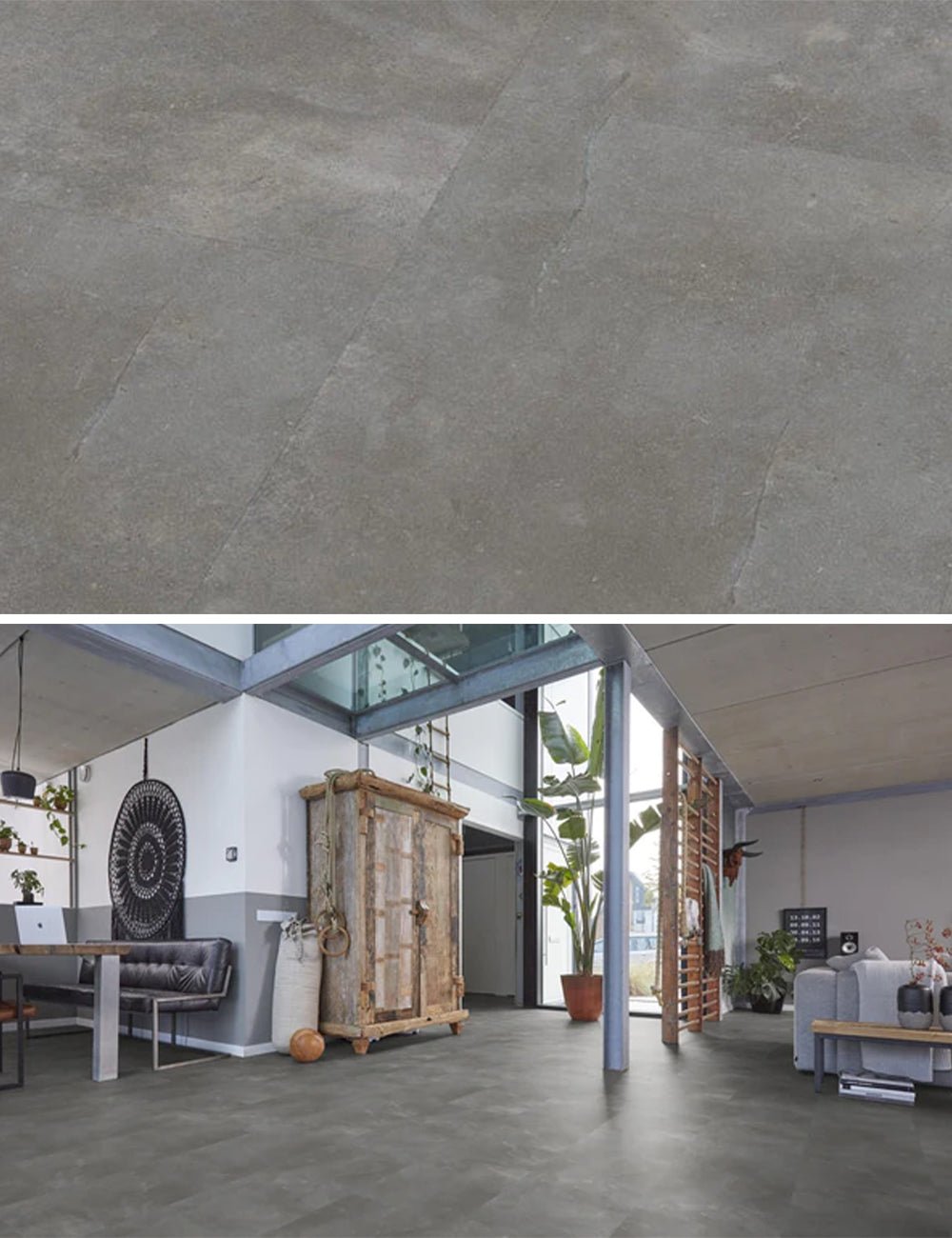 Ambiant Piazzo Dark Grey Click PVC SRC