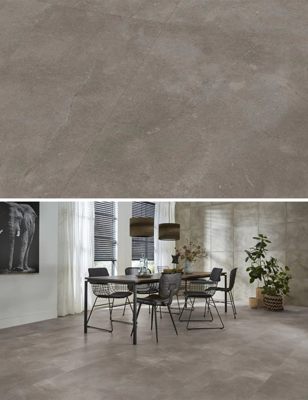 Ambiant Piazzo Warm Grey Click PVC SRC