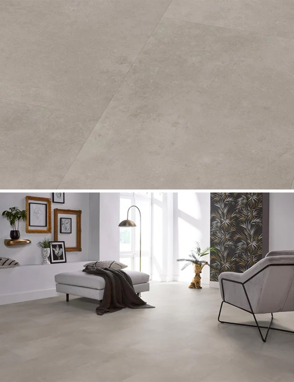Ambiant Sarino Light Grey Click PVC