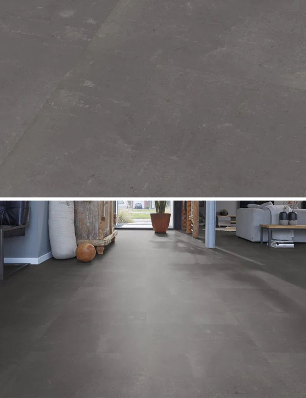 Ambiant Piero Dark Grey Click PVC SRC