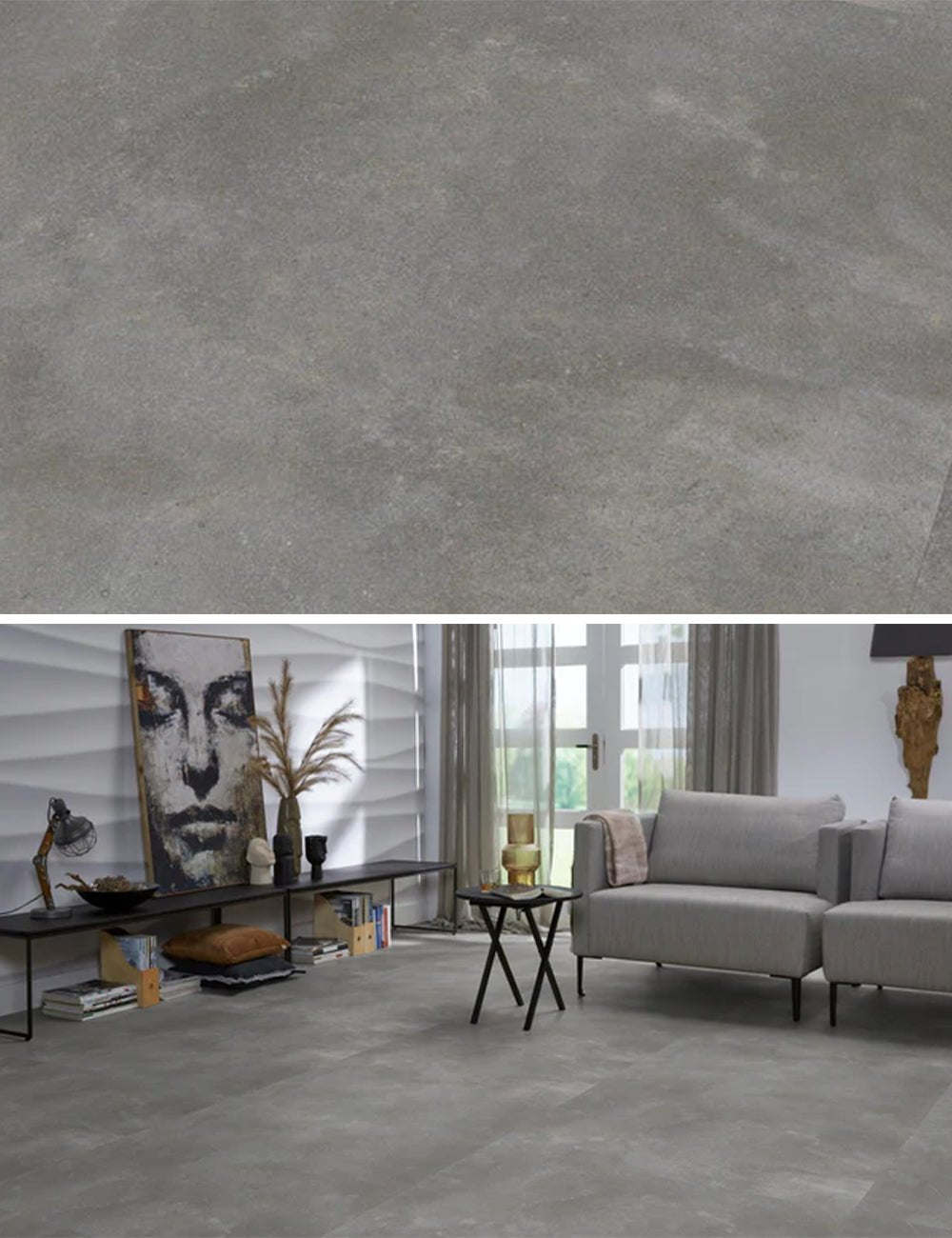 Ambiant Piazzo XL Dark Grey Plak PVC