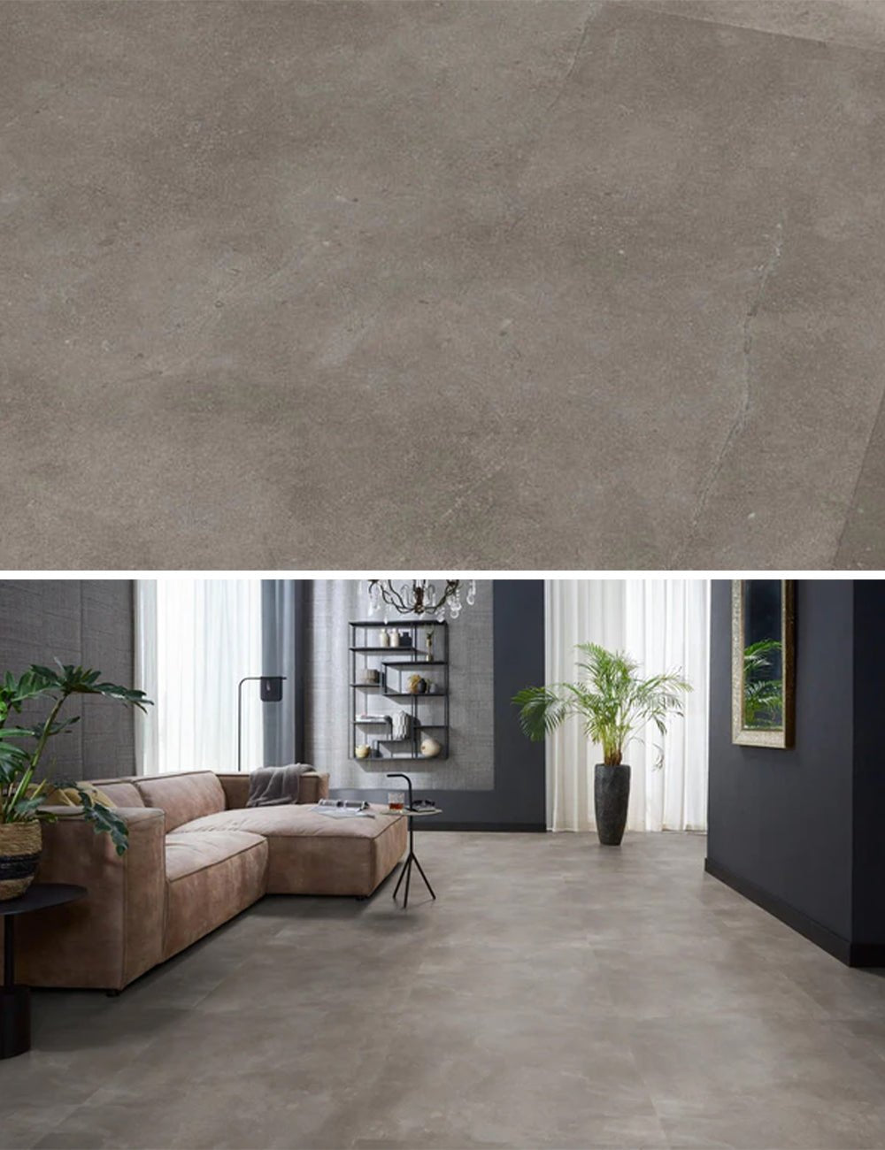 Ambiant Piazzo XL Warm Grey Plak PVC