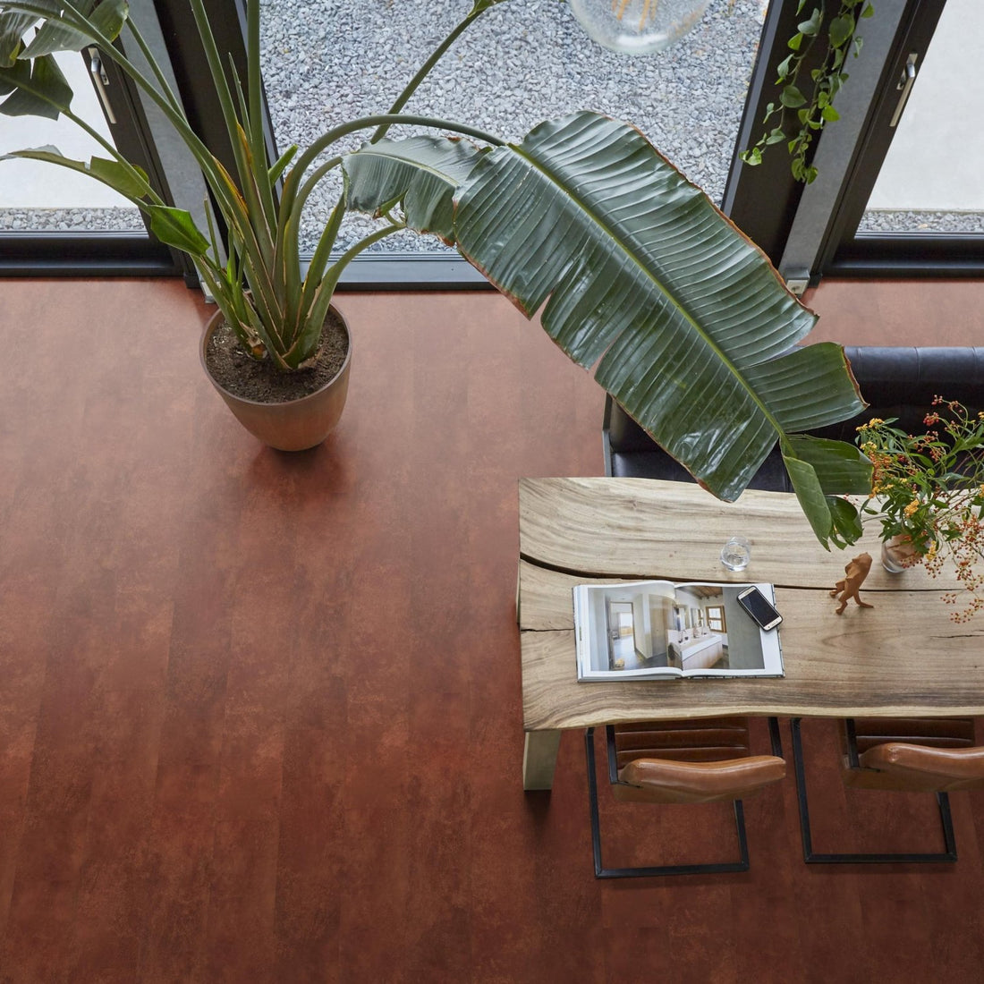 Floorlife Finsbury Dark Orange Dryback PVC 8560202819 - Solza.nl