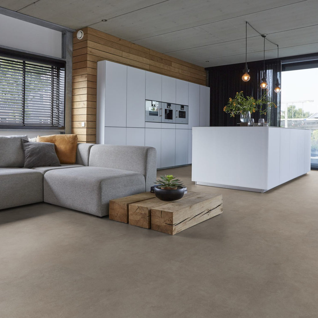 Floorlife Highbury XXL Warm Grey EVC - Dryback PVC - 6042102619 - Solza.nl