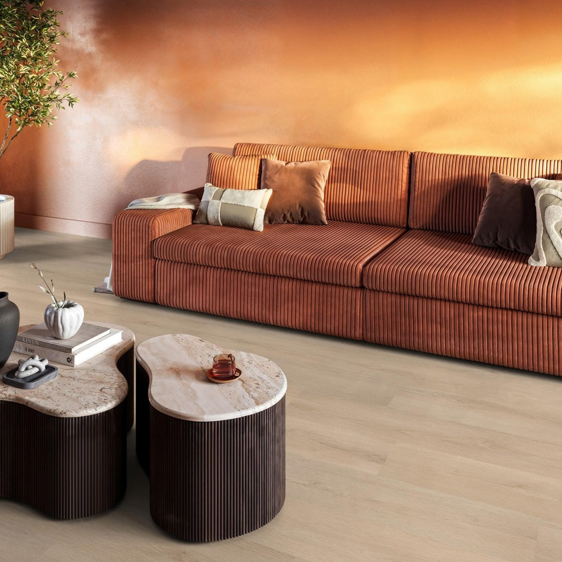 Floorlife Mayfair Light Oak EVC - Click PVC - SRC - Solza.nl