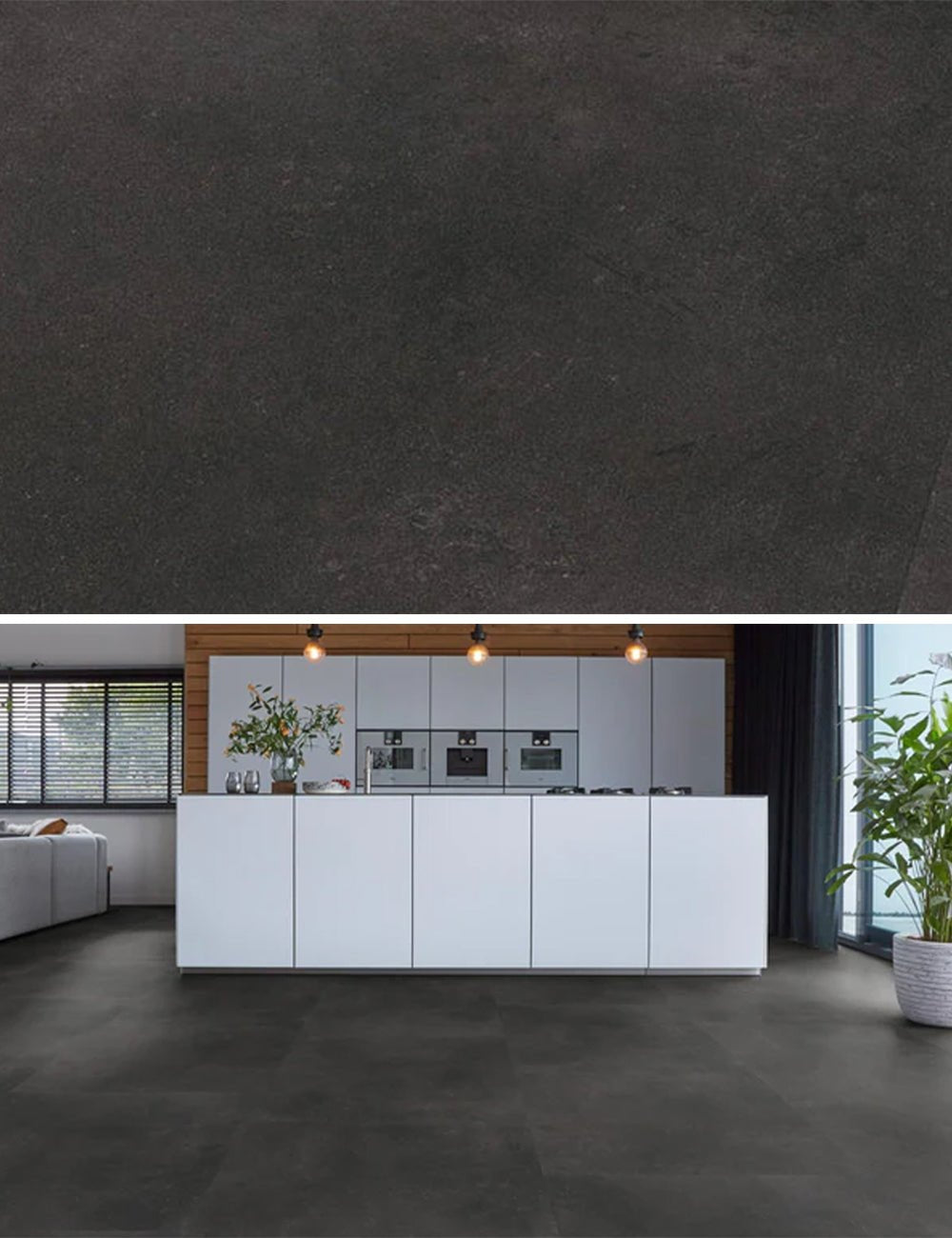 Ambiant Sarino XL Anthracite Plak PVC