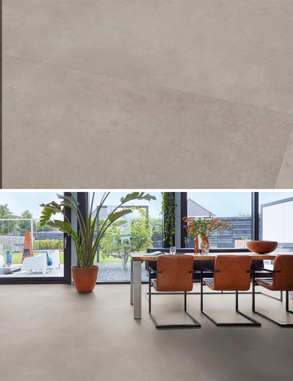 Ambiant Sarino XL Light Grey Plak PVC