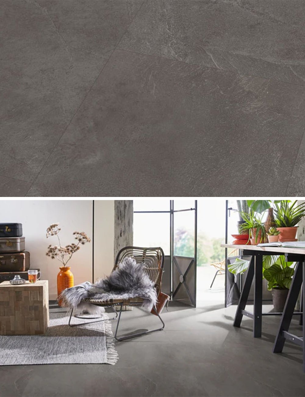 Ambiant Noveno Dark Grey Plak PVC
