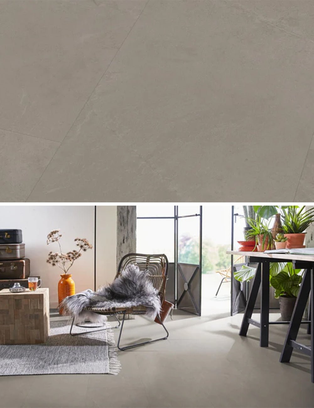 Ambiant Noveno Warm Grey Plak PVC