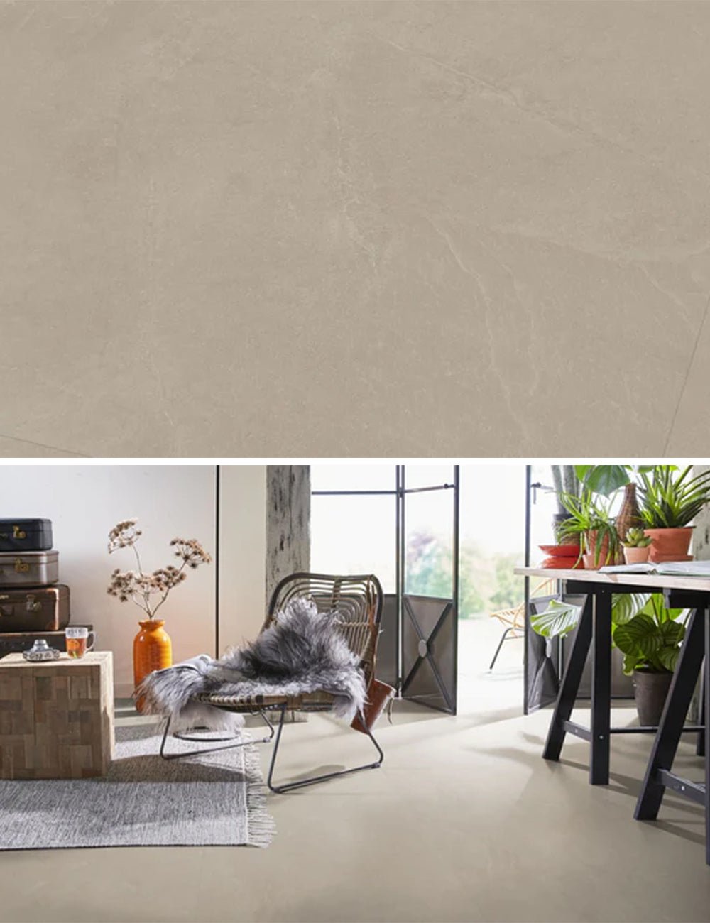 Ambiant Noveno XL Warm Beige Plak PVC