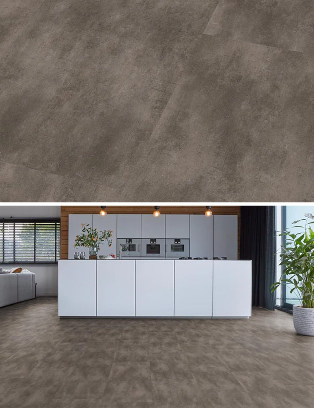 Ambiant Concrete XL Mid Grey Plak PVC