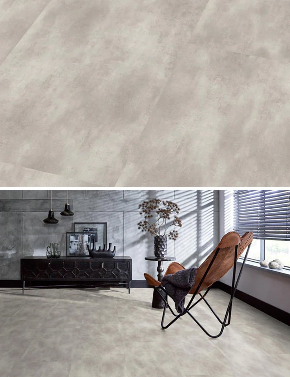 Ambiant Concrete XL Off Grey Plak PVC