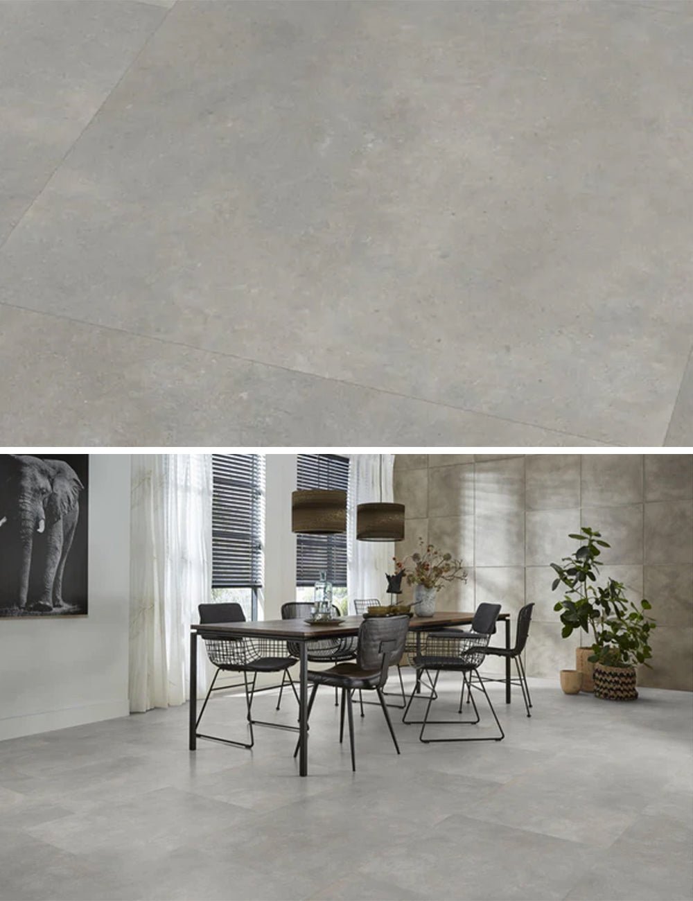 Ambiant Ceramo Light Grey Plak PVC