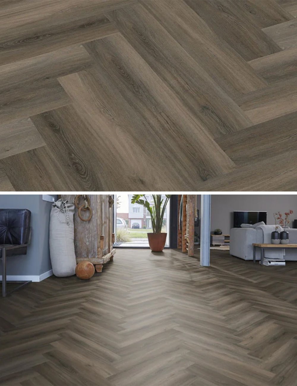 Ambiant Spigato Avanto Dark Grey Click PVC SRC