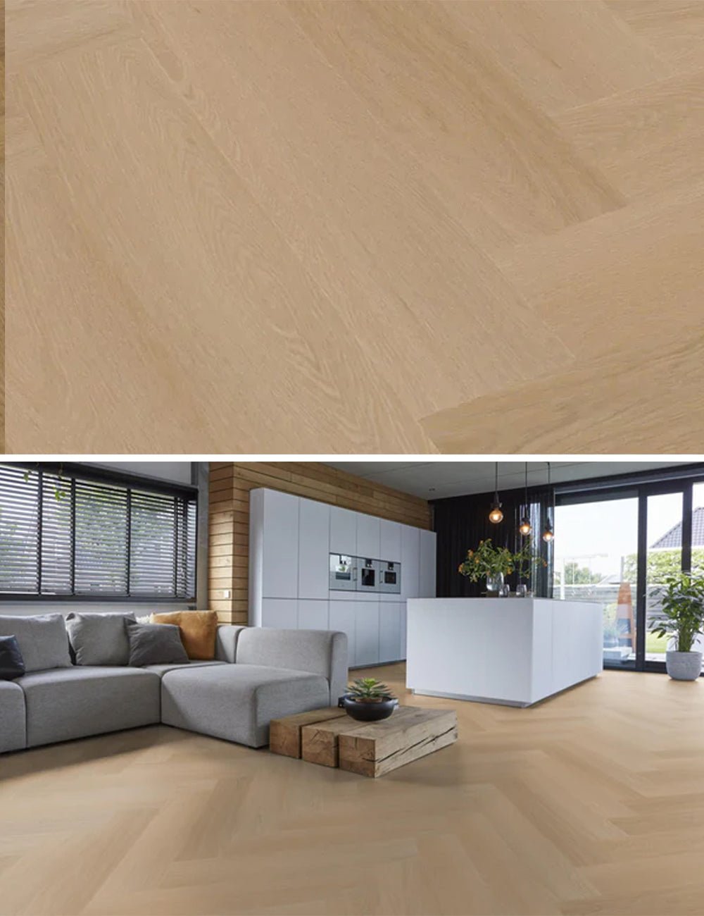Ambiant Spigato Estino Natural Oak Plak PVC
