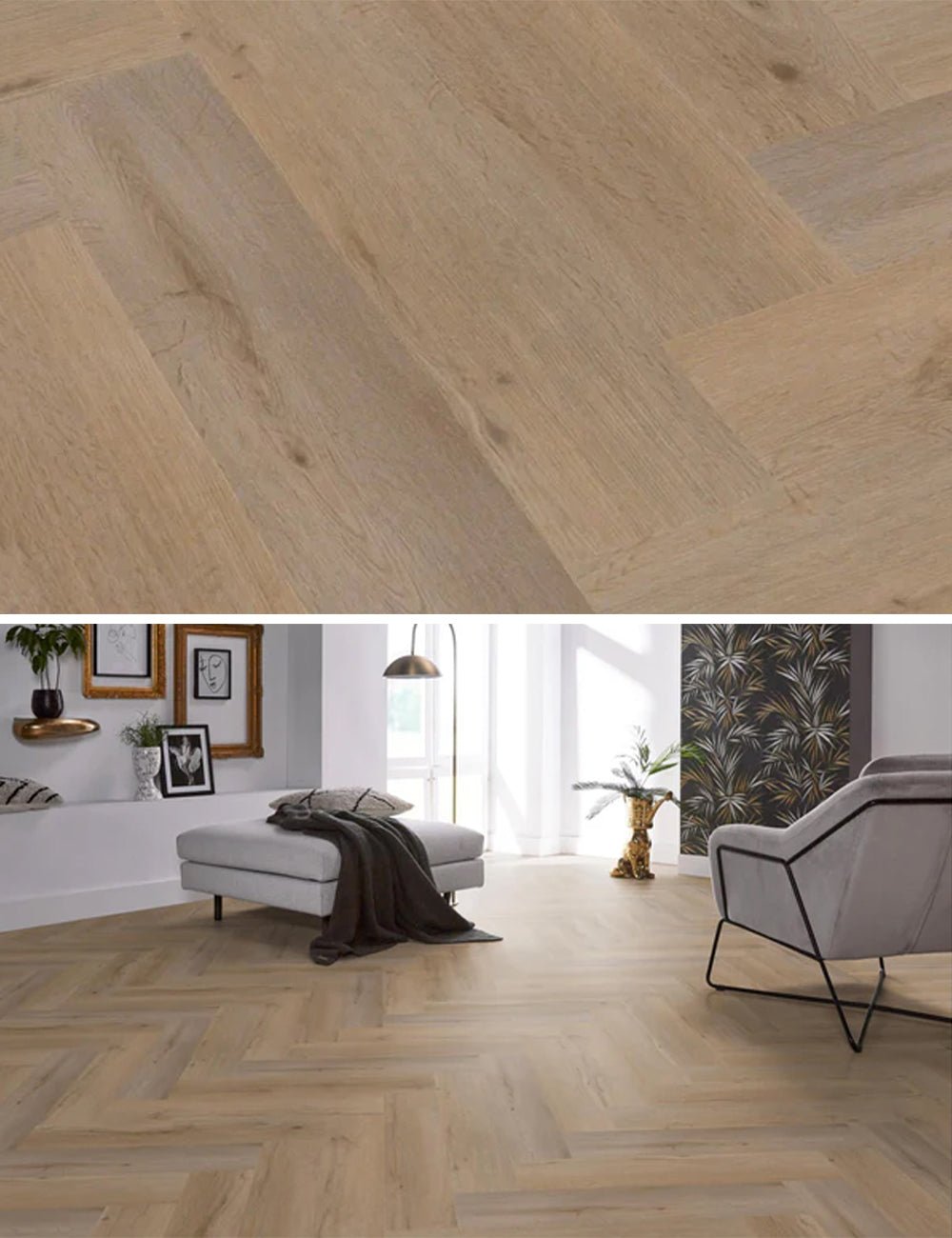 Ambiant Spigato Vivero Natural Oak Plak PVC