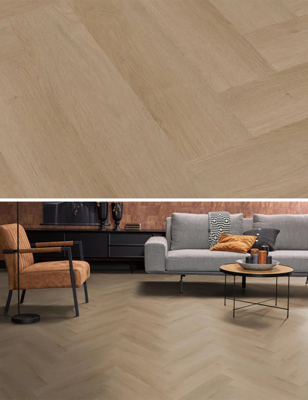 Ambiant Spigato Navaro Natural Oak Plak PVC