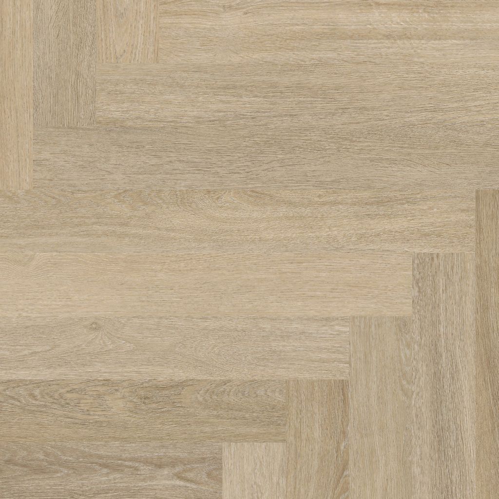 Floorlife YUP Slimbone Sutton Herringbone Warm Beige 4504 - Plak PVC - 9033450419 - Solza.nl