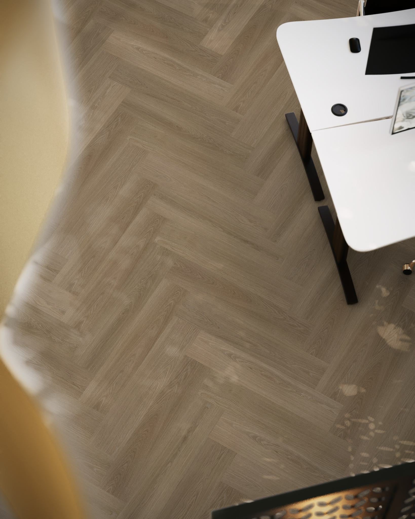 Floorlife YUP XL Brentford Dark Oak Walvisgraat EVC - Click PVC SRC - 7051200419 - Solza.nl