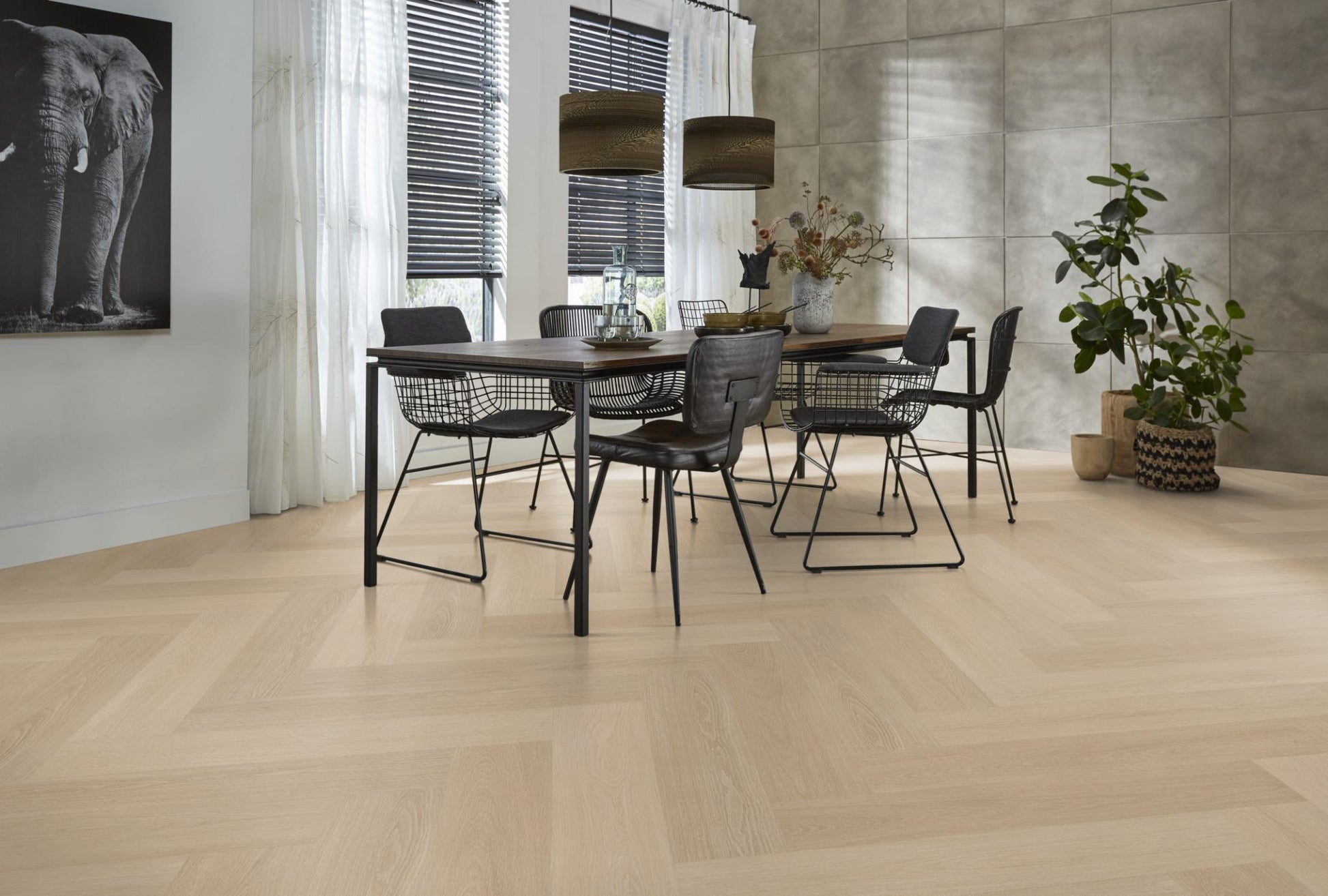 Floorlife YUP XL Brentford Natural Walvisgraat EVC - Click PVC SRC - 7051200219 - Solza.nl