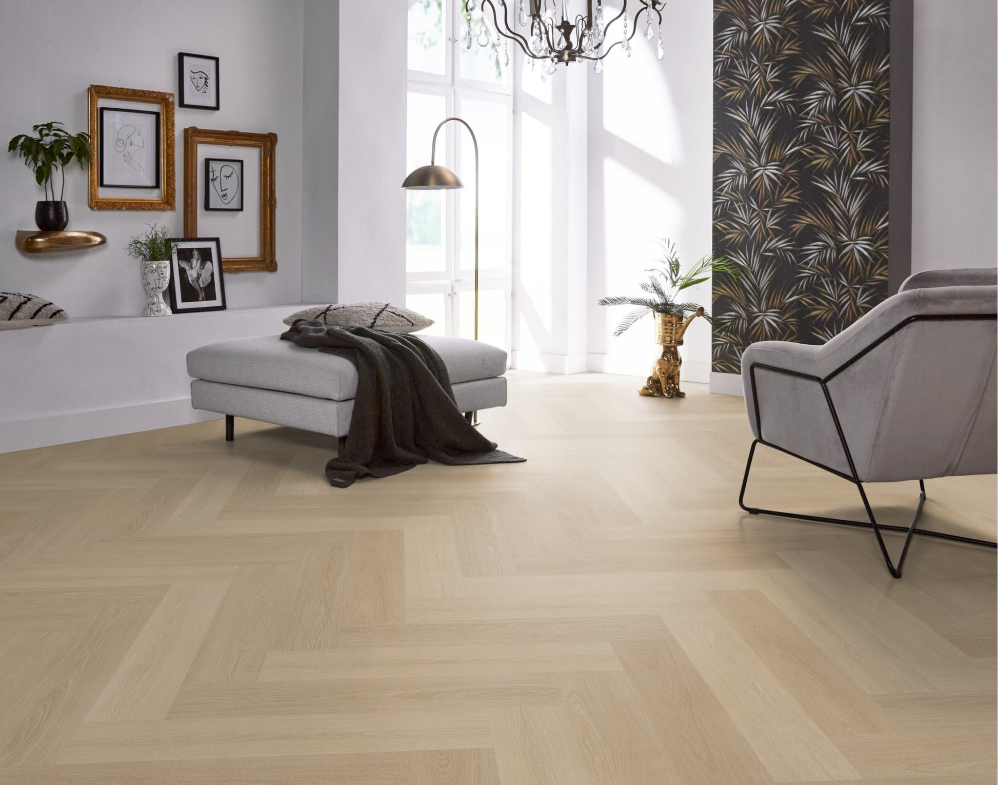 Floorlife YUP XL Brentford Natural Walvisgraat EVC - Click PVC SRC - 7051200219 - Solza.nl
