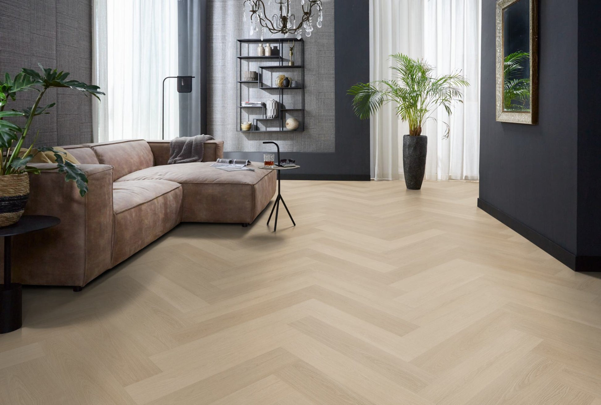 Floorlife YUP XL Brentford Natural Walvisgraat EVC - Click PVC SRC - 7051200219 - Solza.nl