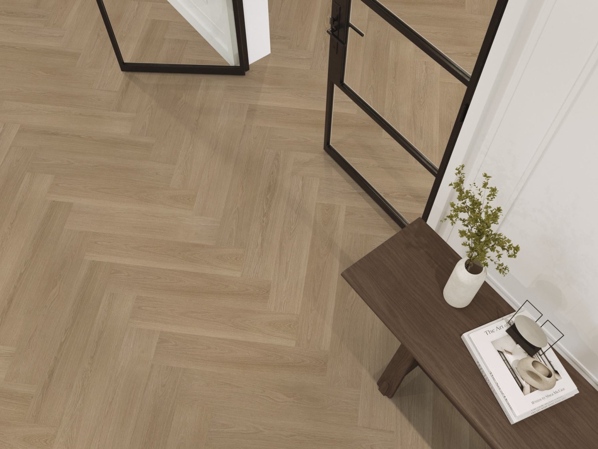 Floorlife YUP XL Brentford Warm Oak Walvisgraat EVC - Dryback PVC - 7050100319 - Solza.nl