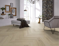 Floorlife YUP XL Greenford Beige Walvisgraat Dryback PVC - 6080101219 - Solza.nl