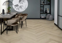 Floorlife YUP XL Greenford Beige Walvisgraat Dryback PVC - 6080101219 - Solza.nl