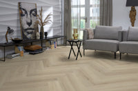 Floorlife YUP XL Greenford Beige Walvisgraat Dryback PVC - 6080101219 - Solza.nl
