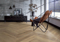 Floorlife YUP XL Greenford Light Brown Walvisgraat Dryback PVC - 6080101319 - Solza.nl