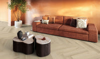 Floorlife YUP XL Greenford Warm Beige Walvisgraat Dryback PVC - 6080101119 - Solza.nl