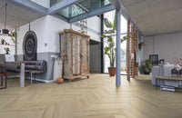 Floorlife YUP XL Greenford Warm Beige Walvisgraat Dryback PVC - 6080101119 - Solza.nl