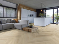 Floorlife YUP XL Greenford Warm Beige Walvisgraat Dryback PVC - 6080101119 - Solza.nl
