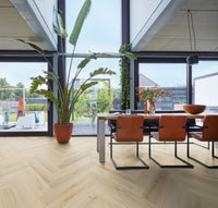 Floorlife YUP XL Greenford Warm Beige Walvisgraat Dryback PVC - 6080101119 - Solza.nl