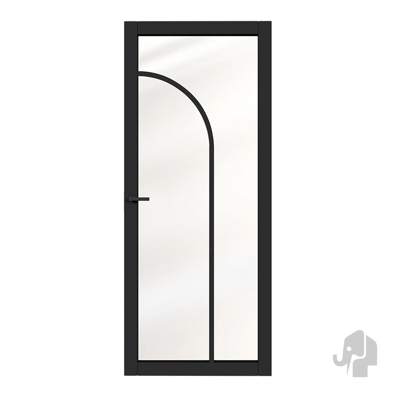 Austria Japandi Kyoto Blank Glas – Binnendeur Zwart Gegrond