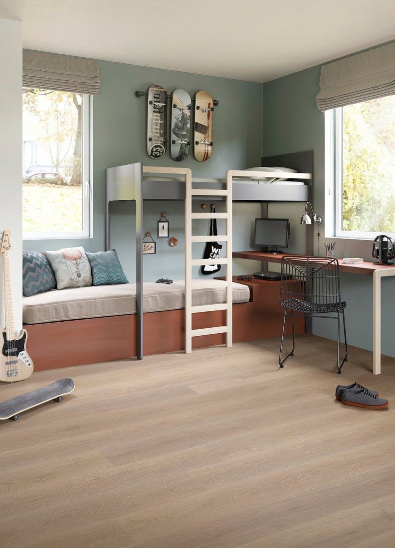 ParquetVinyl Ivalo Barley - Rechte stroken Click PVC - 176 x 1213 mm - IVA-2702-IB - Solza.nl