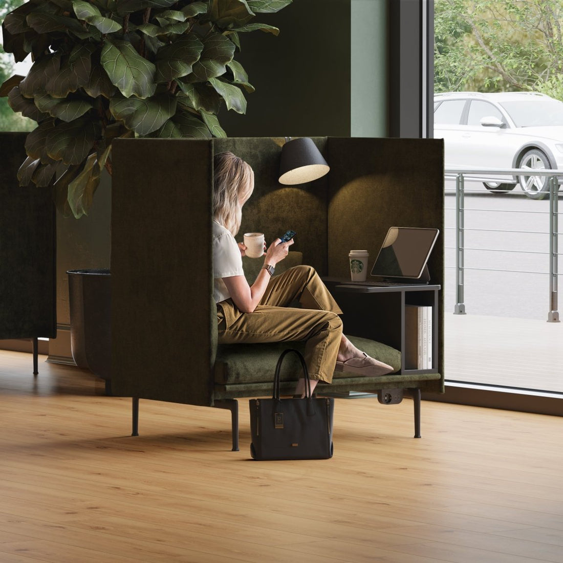 ParquetVinyl Neva Biscuit - Rechte stroken Click PVC - 232 x 1235 mm - NEV-7297-IB - Solza.nl