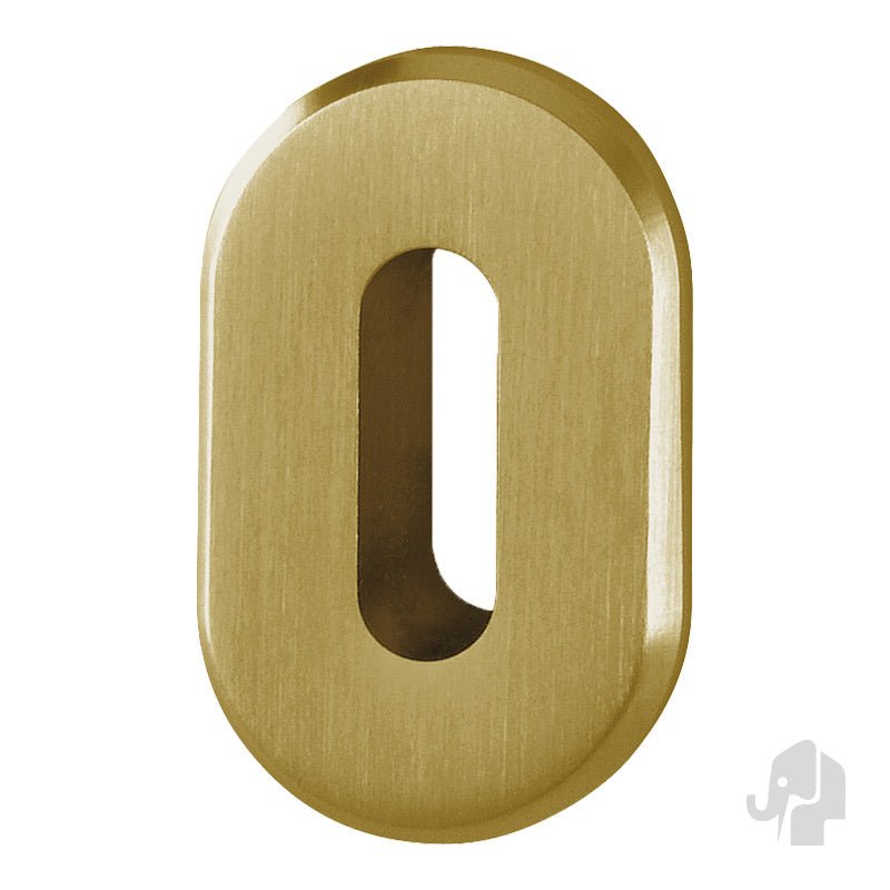 Rozet Mini-rozette Oro Mat messing - Solza.nl