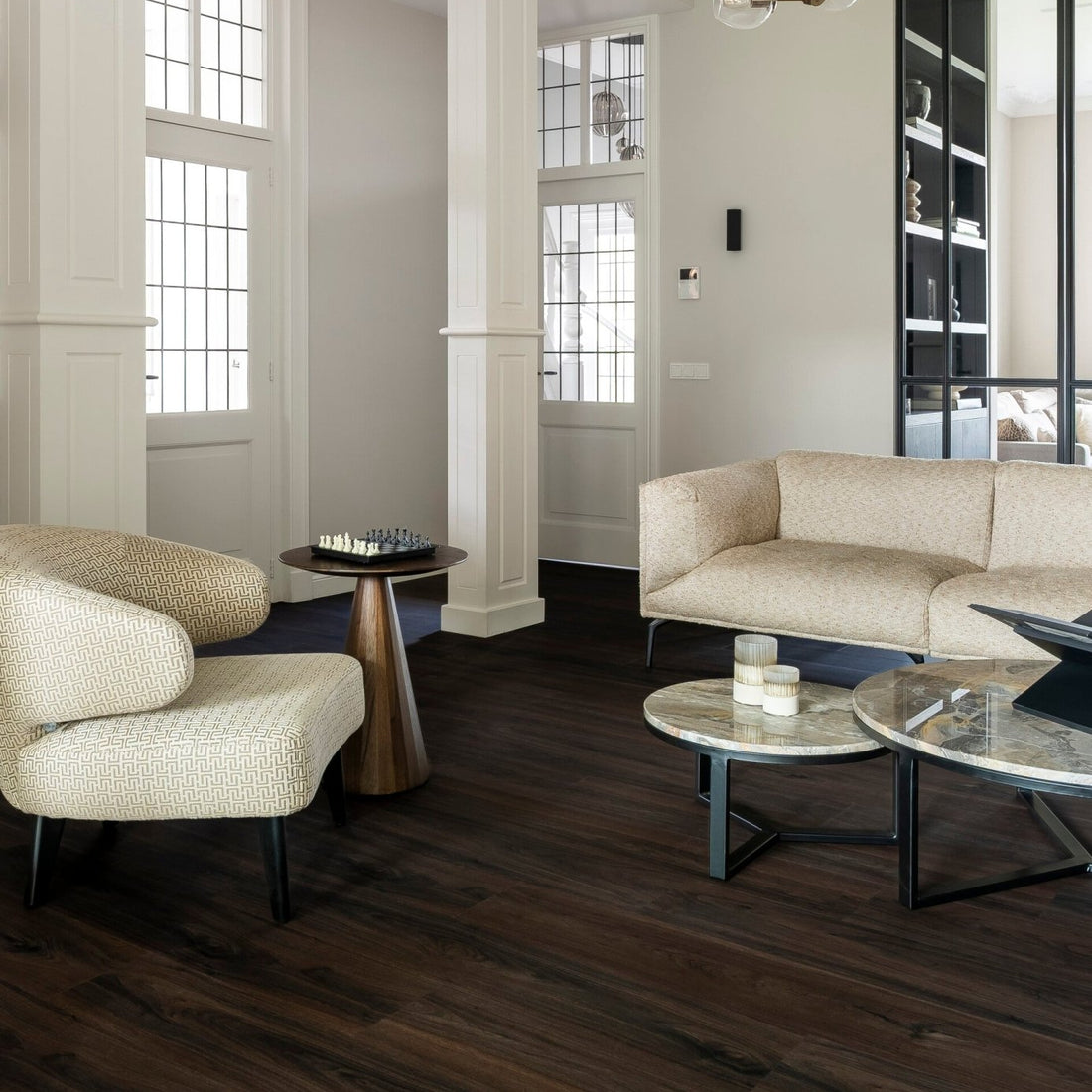 Therdex C12053 Walnut - Click PVC - Rechte Stroken - Solza.nl
