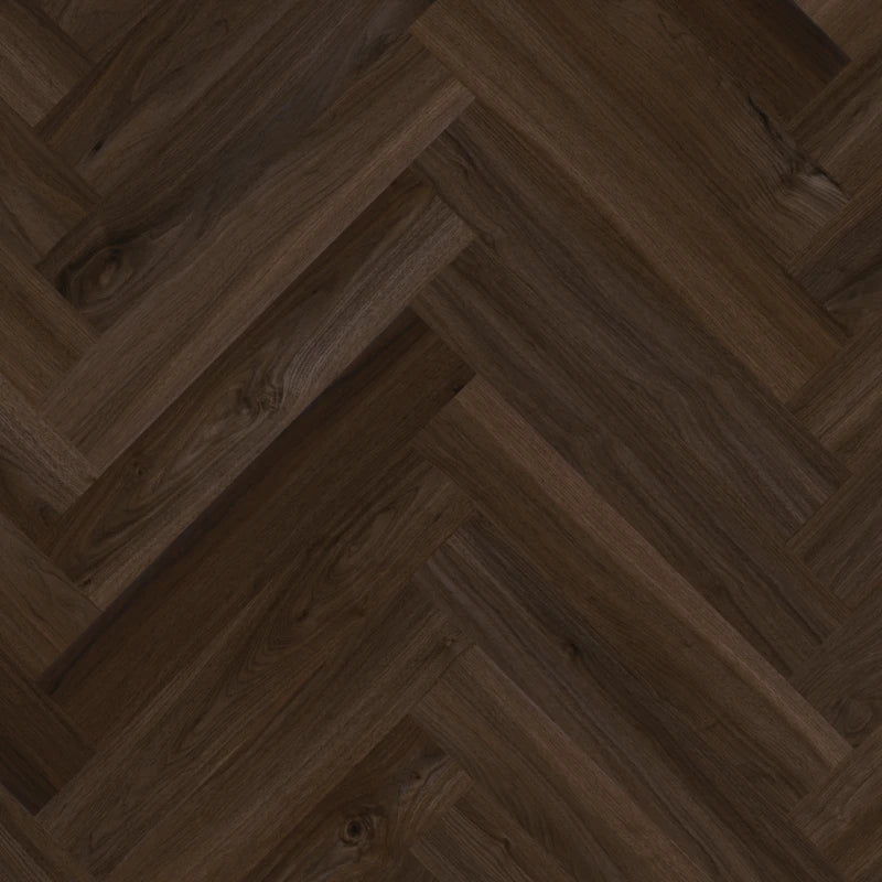 Therdex C6053 Walnut - Click PVC - Visgraat - Solza.nl