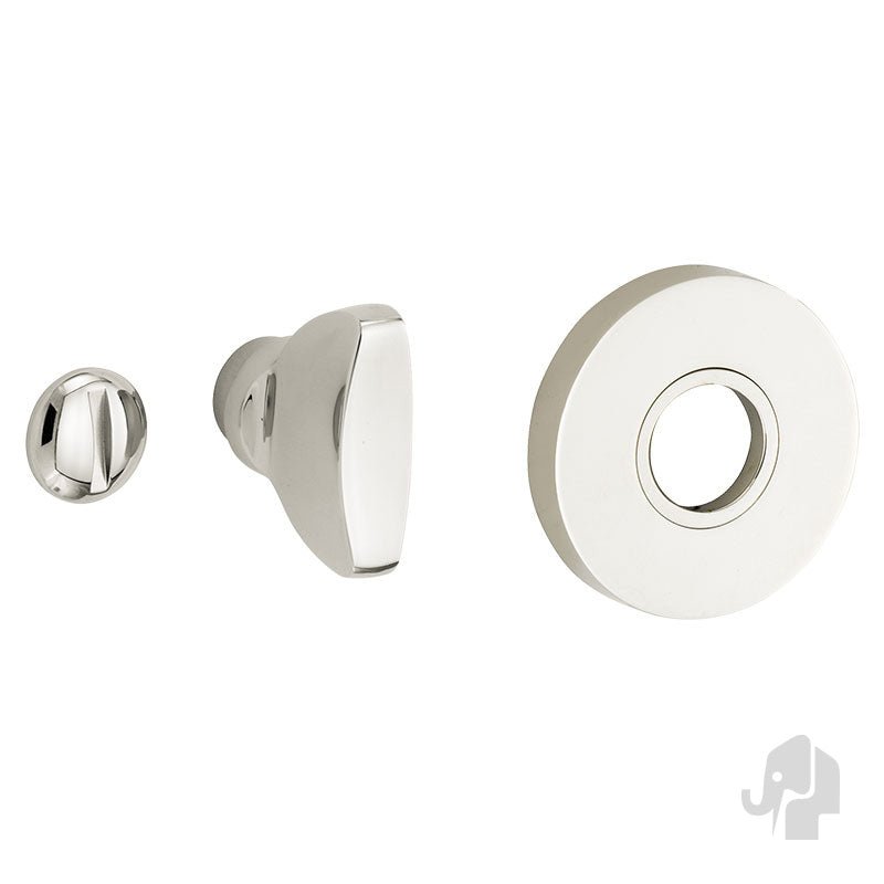 Toiletgarnituur Galileo Rond Glans nikkel - Solza.nl