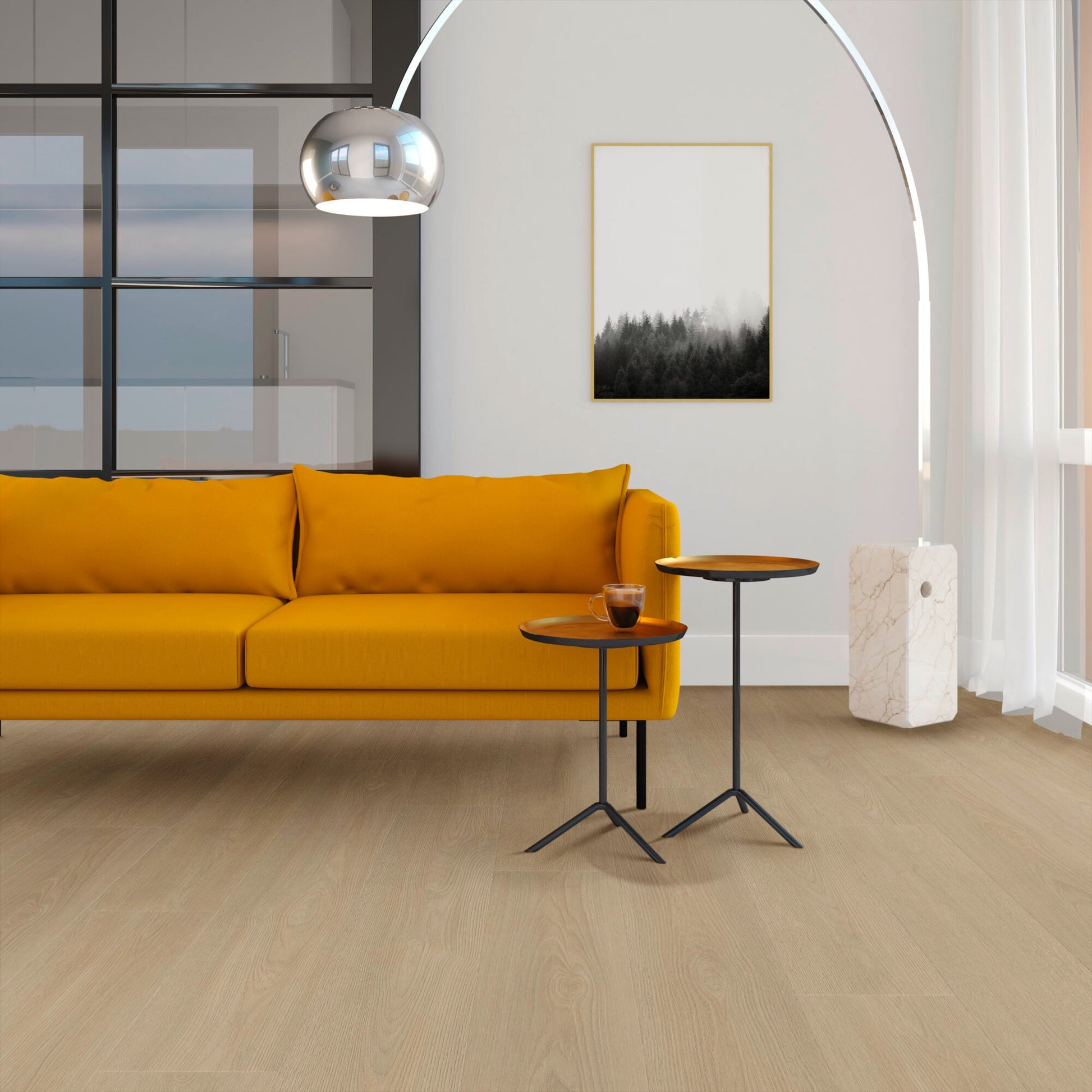 Vivafloors Bordeaux - Eiken 8530 - Rechte Stroken Plak PVC - Solza.nl