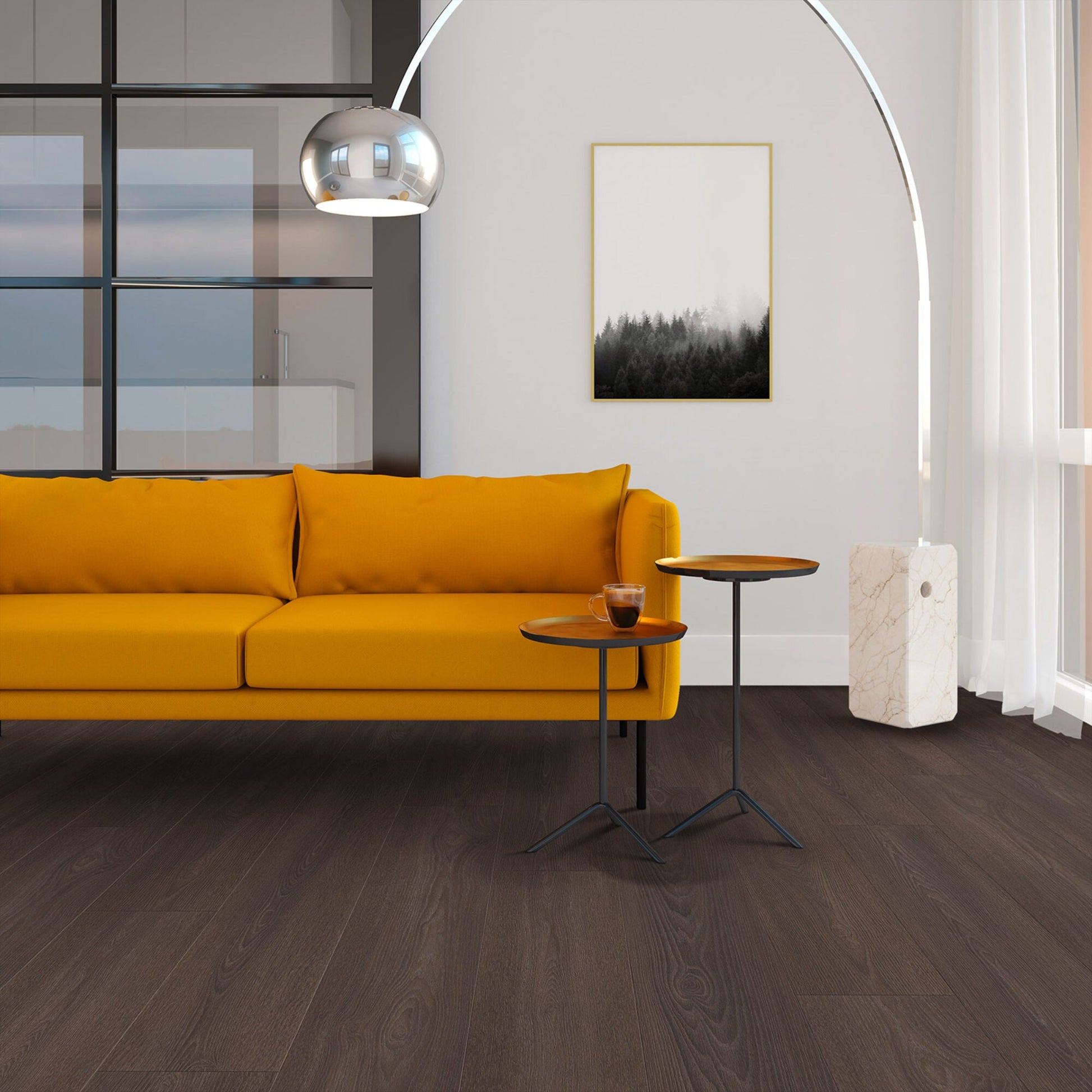 Vivafloors Bordeaux - Eiken 8560 - Rechte Stroken Plak PVC - Solza.nl